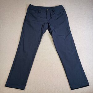 Lululemon ABC Slim Fit Warpstreme 5-Pocket Men's 34 Blue Performance Pants